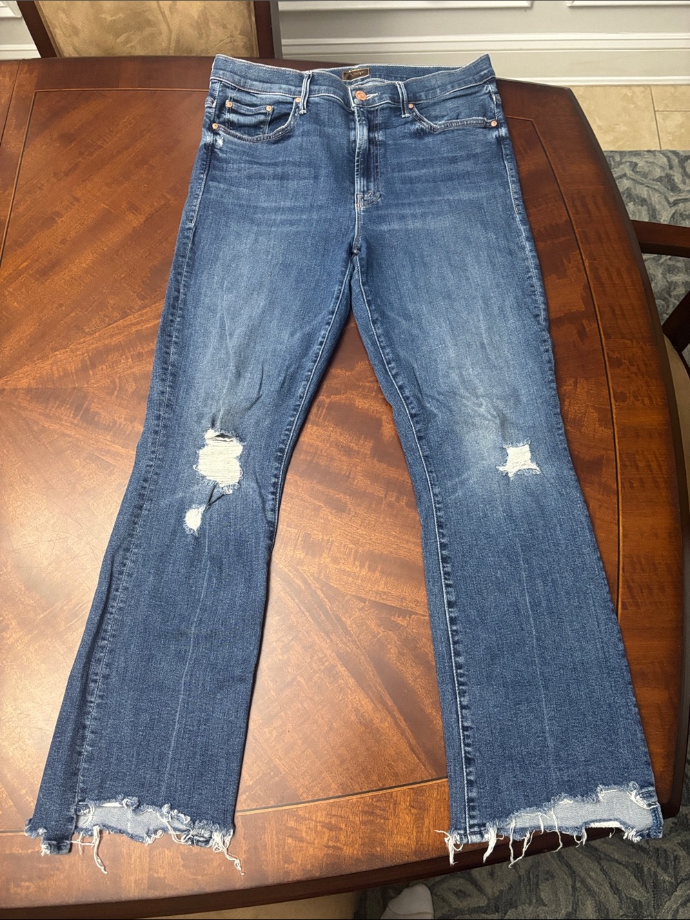 MOTHER The insider crop Step Chew Dancing on Coals Size 31 - Picture 7 of 7